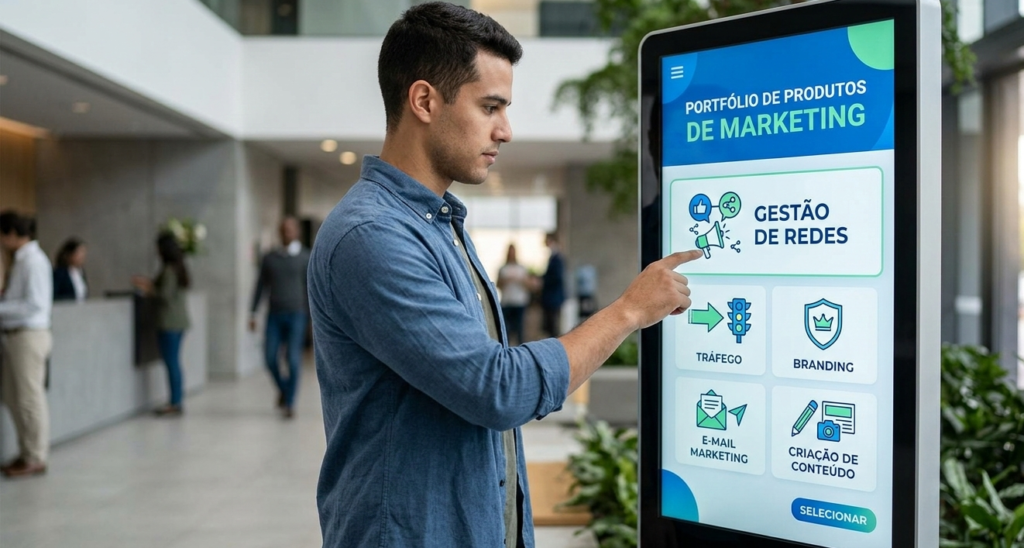 Serviços de marketing para redes de lojas