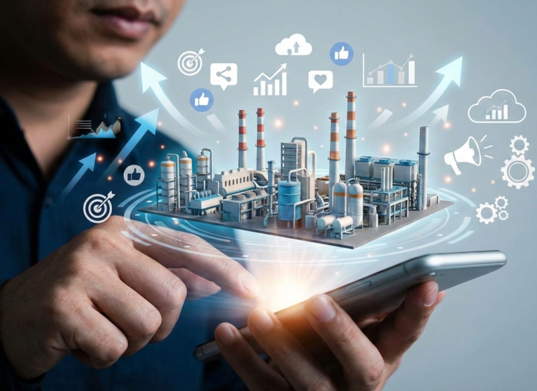 Agência de marketing para indústria