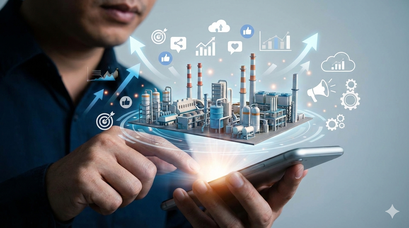 Agência de marketing para indústria