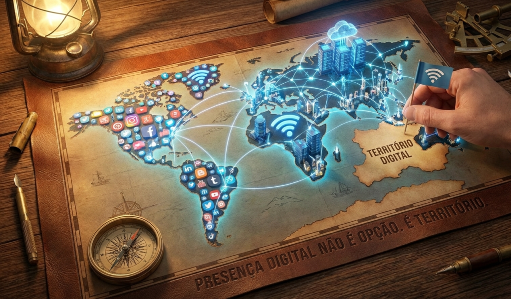 presença digital não é opção, é território