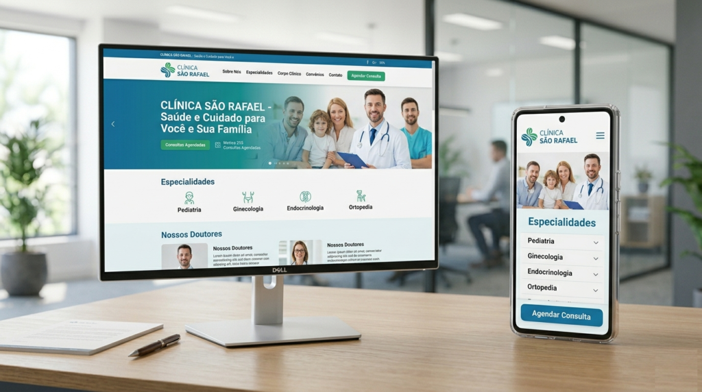 Médico precisa ter site?