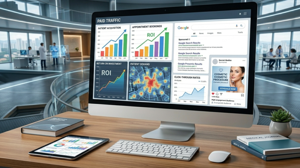 O que é tráfego pago e por que ele funciona tão bem para clínicas médicas