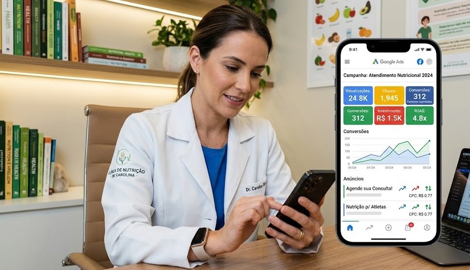 Tráfego pago funciona para clínica de nutrição?