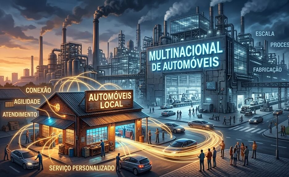 Melhor tipo de marketing para competir com indústrias maiores