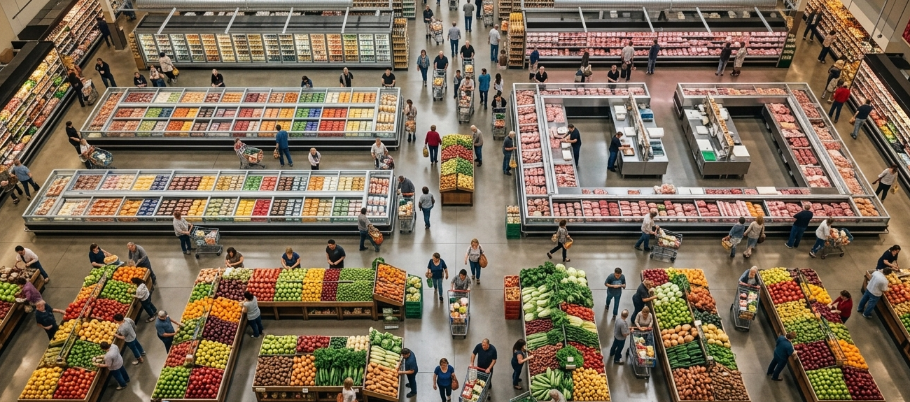 tráfego pago para supermercado