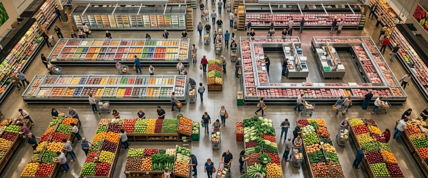 tráfego pago para supermercado